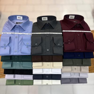 پیراهن پارچه ملانژ دو نخ وارداتی
